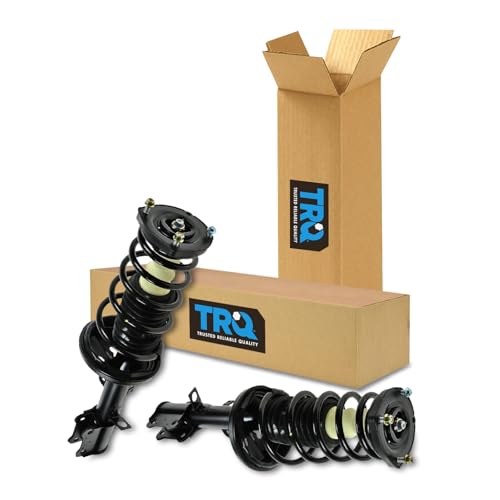 Image of TRQ Rear Strut and Spring Assembly Set 2 Piece | For 1998-2002 Chevrolet Prizm 1993-1997 Geo Prizm 1993-2002 Toyota Corolla
