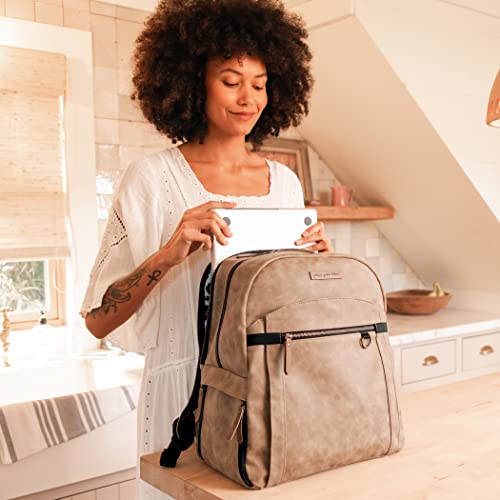 Petunia Pickle Bottom 2-In-1 Provisions Breast Pump & Diaper Bag Backpack | Designed For Busy Parents | Spacious Main Compartment For Carrying Essentials | Brioche #TOP5