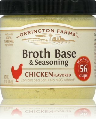 Orrington Farms Natural Chicken Flavored Broth Base-3 (THREE) 12oz Jars by Orrington Farms