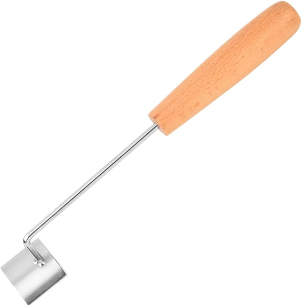 Corn Cobs Stripping Tool Wood Handle Design Nonrust Steel Kitchen Efficiency Aid
