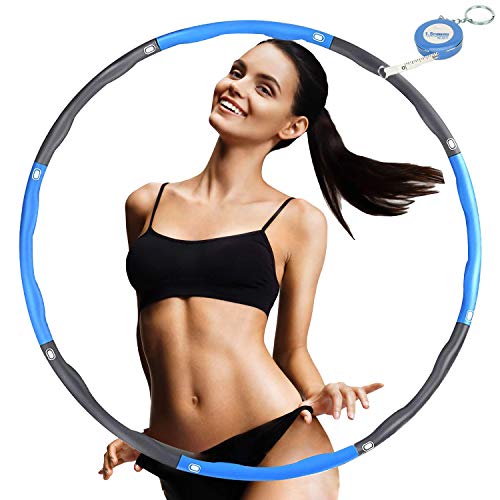 FUNNY HOUSE Hula Hoop Pneu de fitness pour Mixte adulte bleu Cover