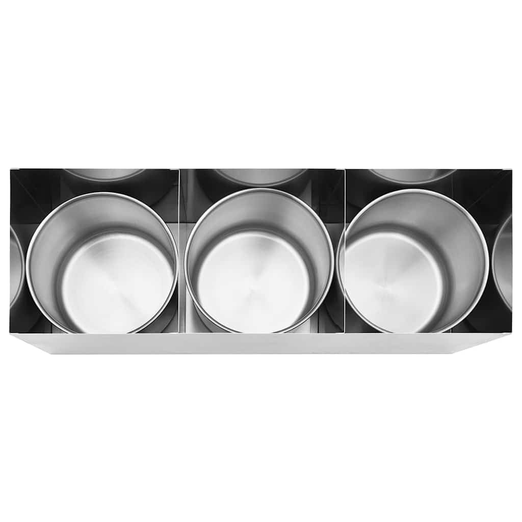 Soßenspender-Station 3 x 3.5 L Edelstahl Dosierer Gastronomie