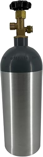 5lb de aluminio nuevo CO2 tanque CGA 320 válvula DOT aprobado cilindro