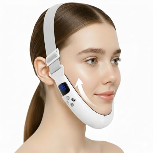 Electric Double Chin Device & V-Face Machine with 6 Modes and 12 Gear Adjustable Intensities - for...