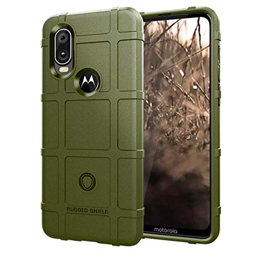 Coque Moto One Vision antichoc avec couverture complète arrière en silicone TPU vert