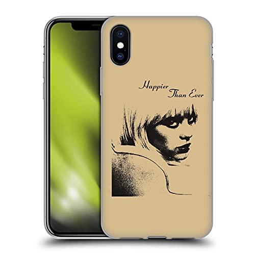 Head Case Designs Officially Licensed Billie Eilish Album Image Happier Than Ever Gel Case [Military Grade Protection] Compatible with Apple iPhone X/iPhone XS and Compatible with MagSafe