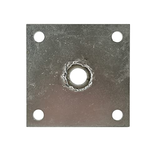 Astamotor 4 Pcs Scaffold Base Plates For Baker Style Scaffolding, Galvanized, 4 Pack #TOP5