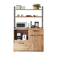 木製レンジ台 ハート型カットアウト付き レンジ台｜キッチン家電を