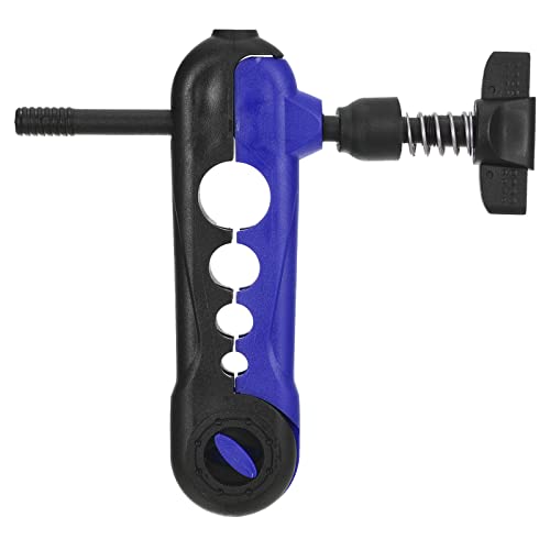 PATIKIL Fishing Line Spooler, Fishing Reel Spool Station Tool Adjustable for Various Sizes Rod Blue Black