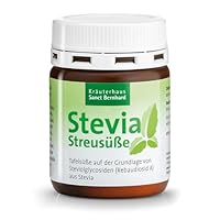 Sanct Bernhard Stevia Streusüße Pulver, Stevia-Extrakt 97% Rebaudiosid, Inhalt 50 g