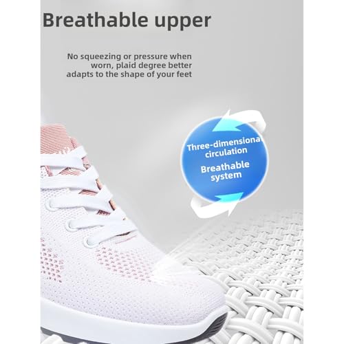 Womens Air Cushion Walking Running Shoes Lightweight Mesh Breathable Tennis Shoes Comfortable Casual Gym Work Fashion Sneakers3