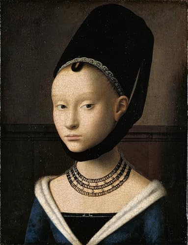 Portrait d'une jeune femme par Petrus Christus Toile Décoration Nordique