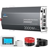 Amazon.com: 4000W Pure Sine Wave Inverter 12V DC to 110V/120V AC