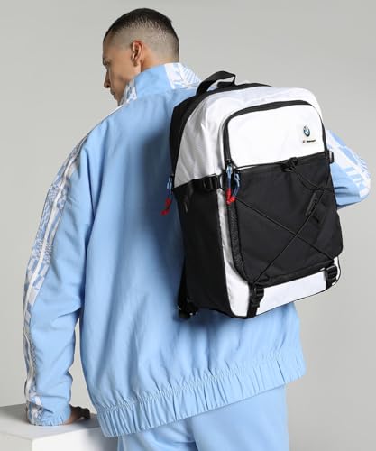 Image of Puma Unisex-Adult BMW M MTSP Backpack, White (7731402)