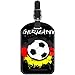Bandiera della Germania Pallone da calcio Contro Modello Etichette per bagagli ID viaggio Bagaglio Valigia Etichette Borsa Tag 1 Pezzo