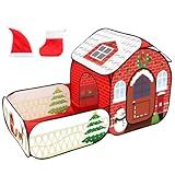 ANosteie Kinderspielzelt faltbares Weihnachtsspielhaus für Kinder mit...