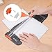 Paper Cutter,Portable Paper Slicer,12 Inch Paper Trimmer Scrapbooking Tool with Automatic Security Safeguard and Side Ruler for Craft Paper,A4 Paper,Coupon, Label and Cardstock (Black)