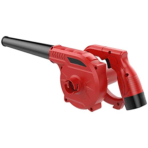 JJSFJH Blower Kit, Blowers Electric Garden and Vacuum,Red Powered Leaf, Handheld, Lightweight, Including 1500MA Battery and Charger,Easy to Control and Operate