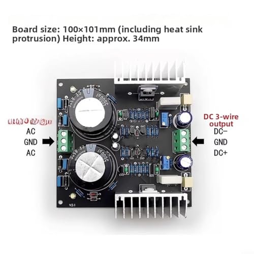 Module d'alimentation ultra faible bruit réglable 15A pour stabiliser la tension AC DC