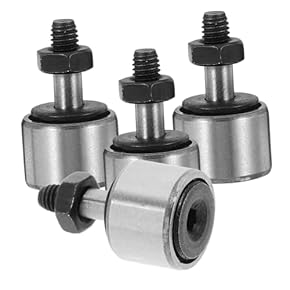 ライトスライダー　走行ローラー　10個 、カムローラー　5個、軸付き LSD-7 ライトスライダー 標準タイプ用カムローラー(シャフト付