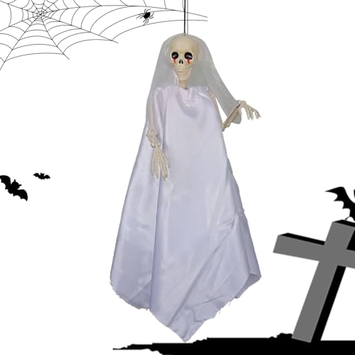 Decoraciones de Halloween de Novia genéricas – Decoraciones de Fantasma de Novia espantosas para Exteriores – aterradores para Boda gótica jardín Entrada Pasillo