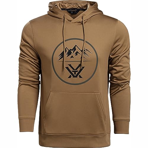 Vortex Optics 3 Peaks Performance Hoodies (Dull Gold, 3X-Large)
