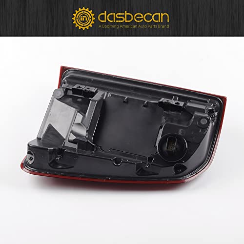 Dasbecan Left Driver Side Tail Light Assembly Rear Lamp Led Type Compatible With Dodge Ram 1500 2019 2020 2021 2022 Blind Spot Module Can Be Installed (Red Cover) #TOP6