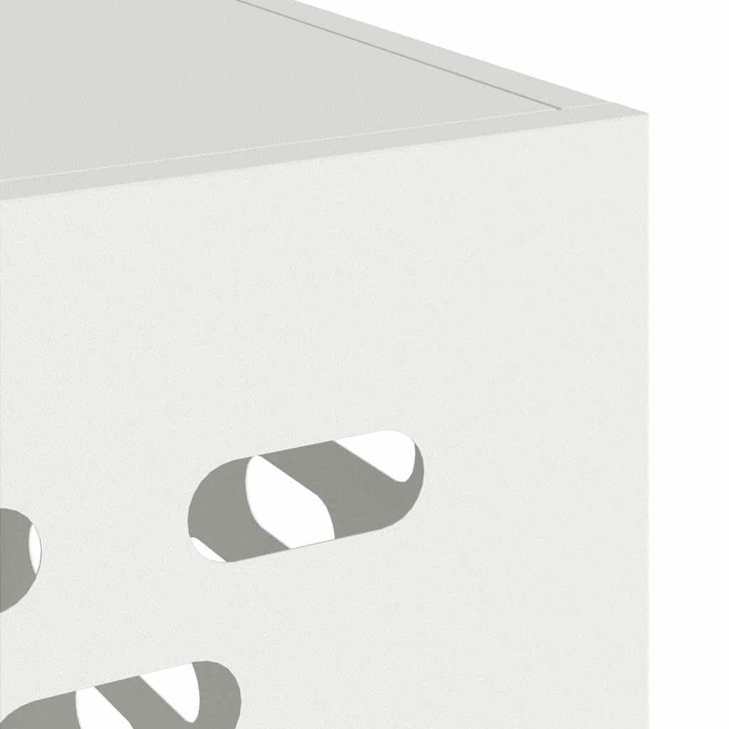 vidaXL Copertura per condizionatore d'Aria 100 x 50 x 70 cm Bianco Impermeabile Resistenza Invernale