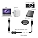 NFHK USB 2.0 Hi-Speed Mini-USB-Verlängerungskabel, Schwarz, 50 cm, Stecker auf Buchse, 5-polig, für Smartphone, Tablet, MP3-Player, MP4-Player, PDA, PMP, GPS, Kamera