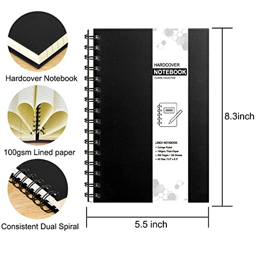 Carnet A5 à spirale rigide pour ne plus perdre vos notes importantes