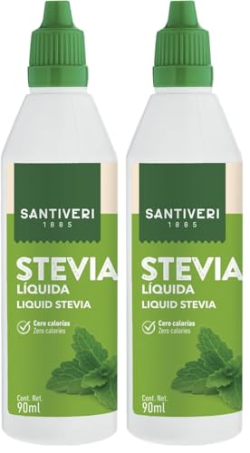 Stevia Liquida Santiveri 90Ml (Paquete de 2)