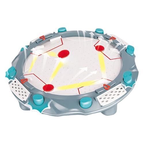 Airhockeyspiel für Kinder | Tisch-Air-Hockey-Spiel | Eishockeytisch mit Gebläse, Tischhockeyspiel mit Gebläse, Airhockeytisch für Kinder, interaktives Airhockey für Kinder