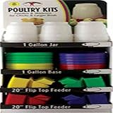 Miller PLTRYDISP Poultry Base Jar & Feeder