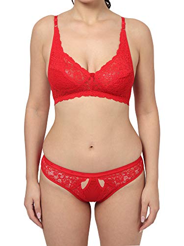Image of SGC Sweden Women Mix Cotton Thongs Lingerie Set