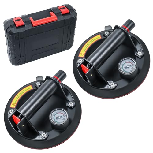 8" Glass Suction Cups, 880 lbs Heavy Duty Tile Suction Cup Tool for Glass