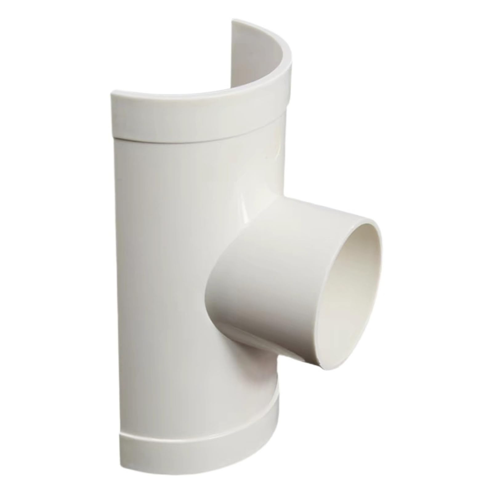 Raccord de tuyau en T fendu PVC pour réparer une fuite de vidange