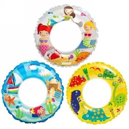 Image of Glan Kids Swimming Pool Accessories Inflatable Combo Summer Swimming Beach Pool Accessories Adults Water Fun Toys (Combo Swimming Ring)
