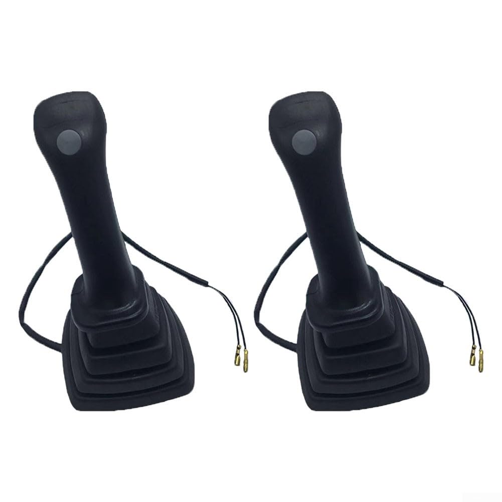 Leva di controllo, Leva di controllo per escavatore, Parte Rexroth per escavatore, Leva di controllo ABS nera, Maniglia joystick resistente, Macchinari per la costruzione