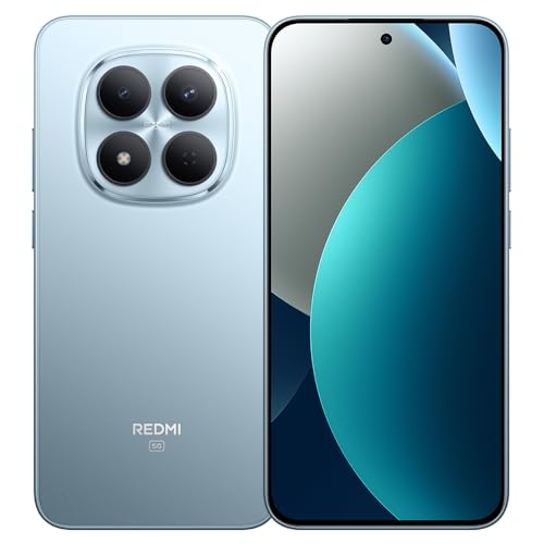 XIAOMI Redmi Note 15 Pro 5G, Smartphone 12 + 512 GB, massiver Akku mit 6580 mAh, IP66/IP68, neue 200-MP-Kamera, 1,5 K AMOLED-Display von 6,83 Zoll, Blau, Ladegerät nicht im Lieferumfang enthalten