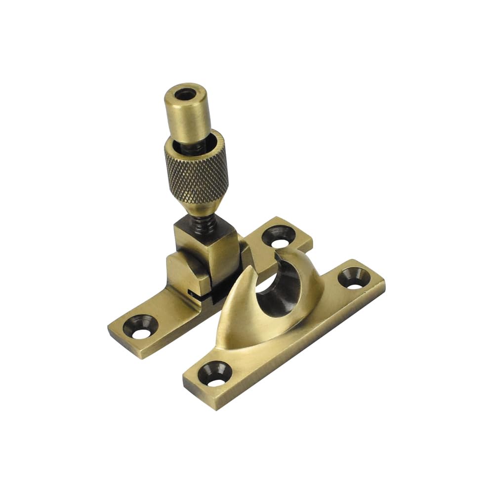 Sash Heritage Antique Brass Sold Cast Brass Metal Sliding Sash Window Brighton Fastener Small (Locking)