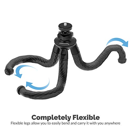 SABRENT Universal Flexible Tripod with Ball Head Bundle for Standard Tripod Mount (TP-FLTP-TBHD) - image 3