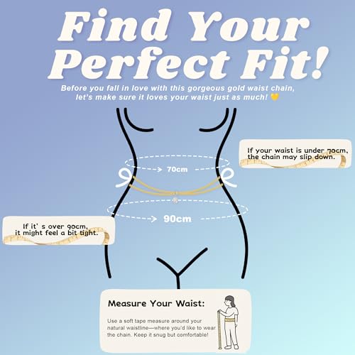 MOODEAR 2PCS Waist Chain for Women - Waterproof 14K Gold Plated/Silver Layered Belly Beads Chains with Drop Cubic Zirconia Body Chain Jewelry Sexy Bikini Belt Gift for Summer Beach3