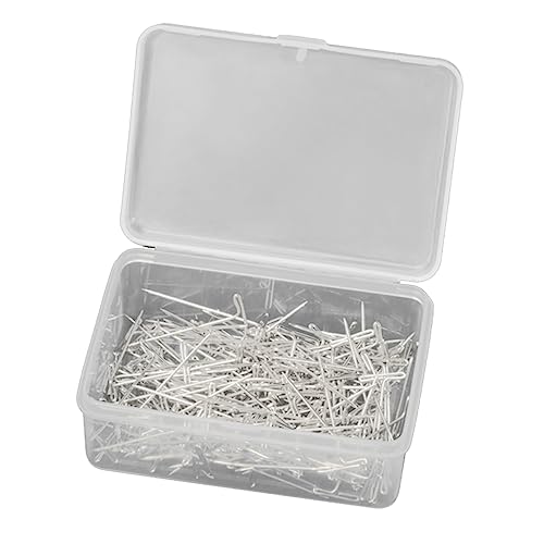 TOVINANNA Simple Wig T-pins Set 200pcs 32mm Metal T-pins Ideal for Sewing Knitting and Craft Projects