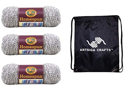 Image of Lion Brand Yarn Homespun 790-600 Clouds