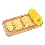 Luckforest Artificial Pineapple Slices, 20Pcs 4 Sizes Realistic Pineapple Slices Fake Fruit Slices f