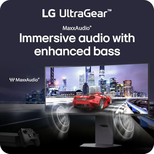 Image of LG 34G600A-B 34 inch Ultragear WQHD (3440x1440) Curved Gaming Monitor 160Hz, AMD FreeSync Premium, HDR10, Built-in Speaker, HDMI 2.1, DisplayPort, Tilt /Height /Swivel Stand (Renewed)