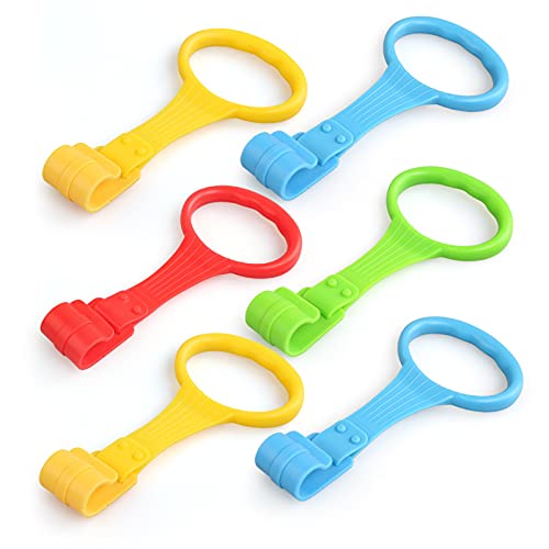 LEADSTAR Ringe für Kinderbetten, 6PCS Baby Hand Ringe Griff Abnehmbarer Handringe für Baby...