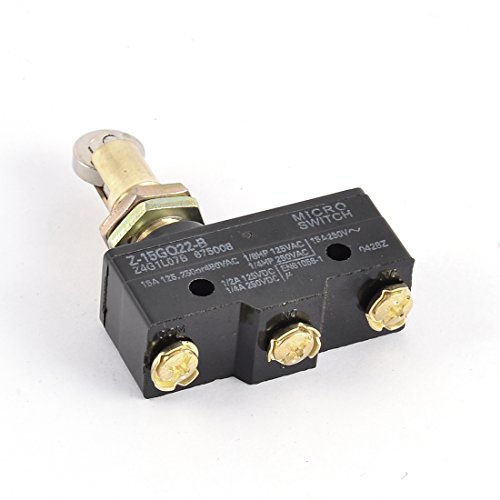 Uxcell A10113000UX0211 3 Screw Terminals Panel Mount Roller Plunger Basic Limit Switch thumb #1