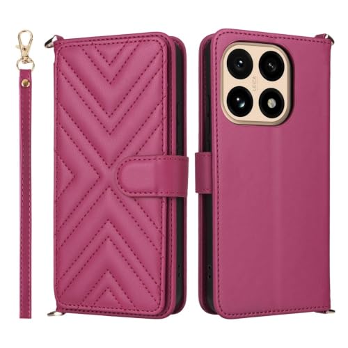 Étui portefeuille Xiaomi 17T antichoc avec double fente pour cartes