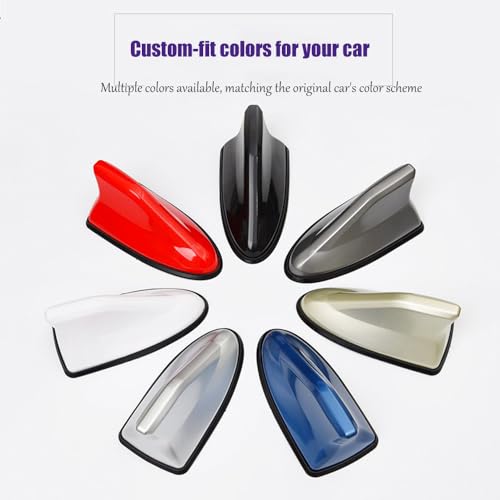 Car Shark Fin Antenna Cover for Kia K4 GT-Line Turbo 2025 Car Roof Antenna Caps Aerial Cover Trim Replacement Aerial Topper Roof,Black